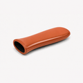 Bench Handle Sleeve in Clay, three-quarter view