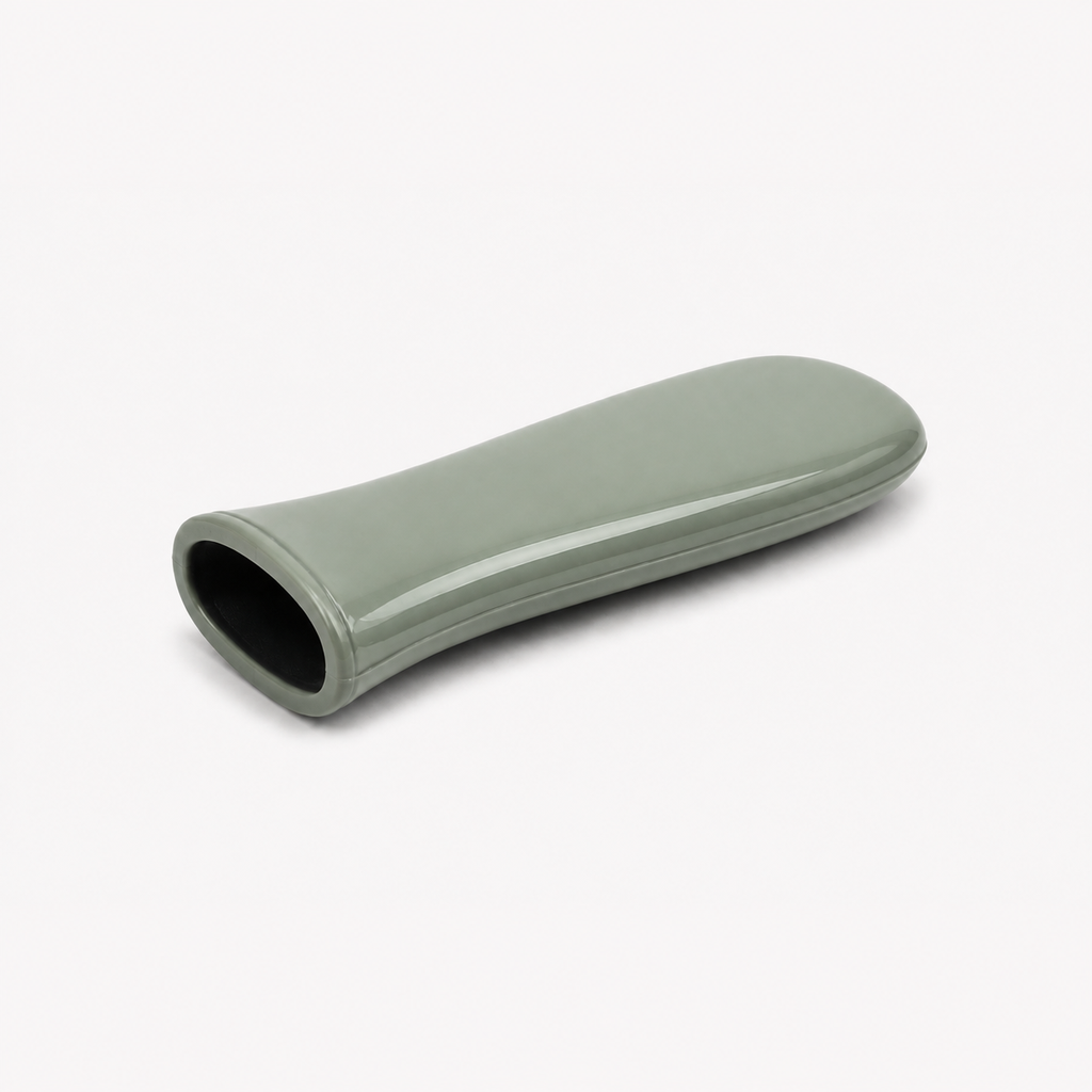 Bench Handle Sleeve in Sage, three-quarter view