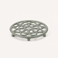 Bench Trivet in Sage, three-quarter view