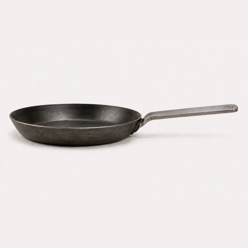 Forge Skillet 12 in in Steel, side view