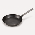 Forge Skillet 12 in in Steel, three-quarter view