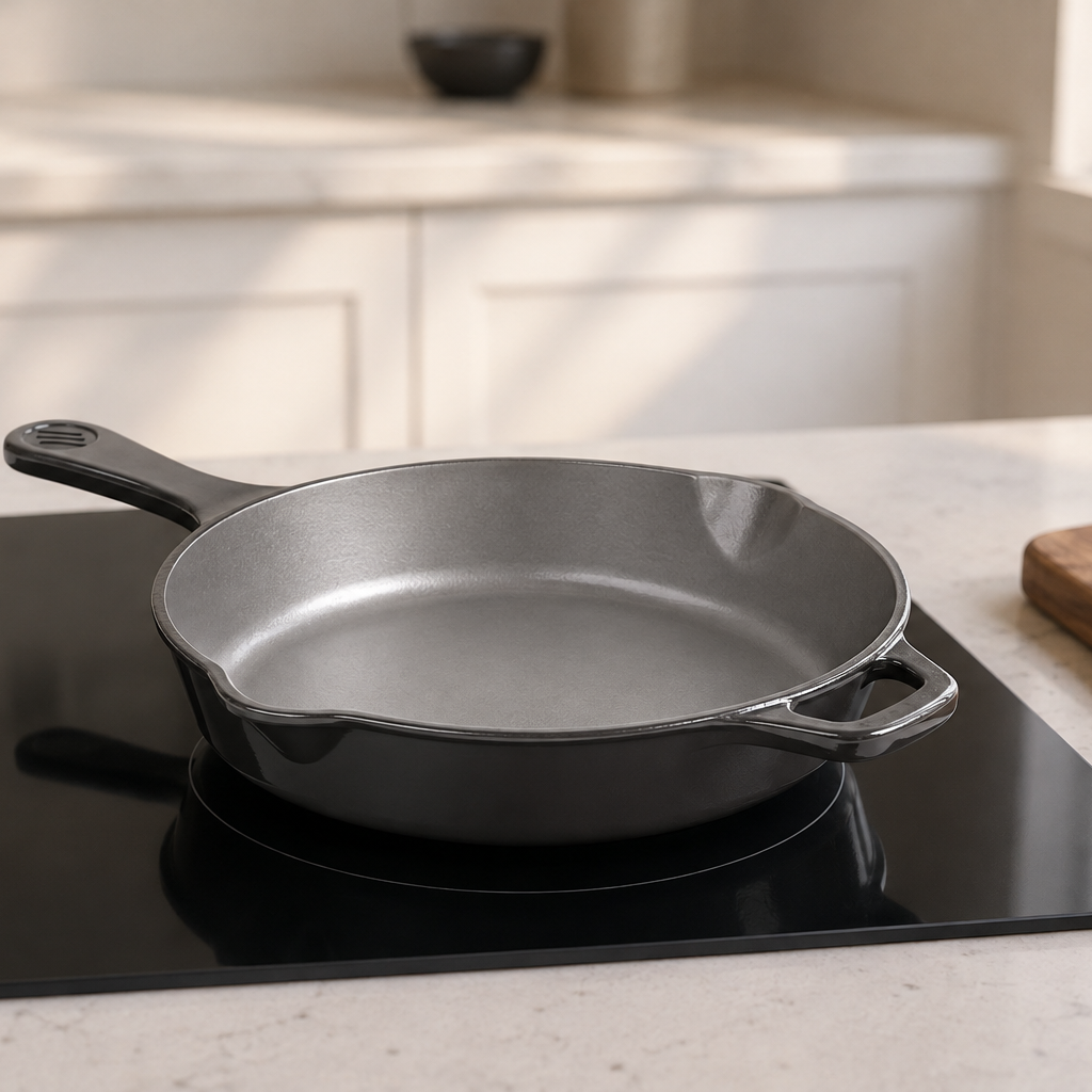 Hearth Skillet 10 in in Flint, lifestyle view