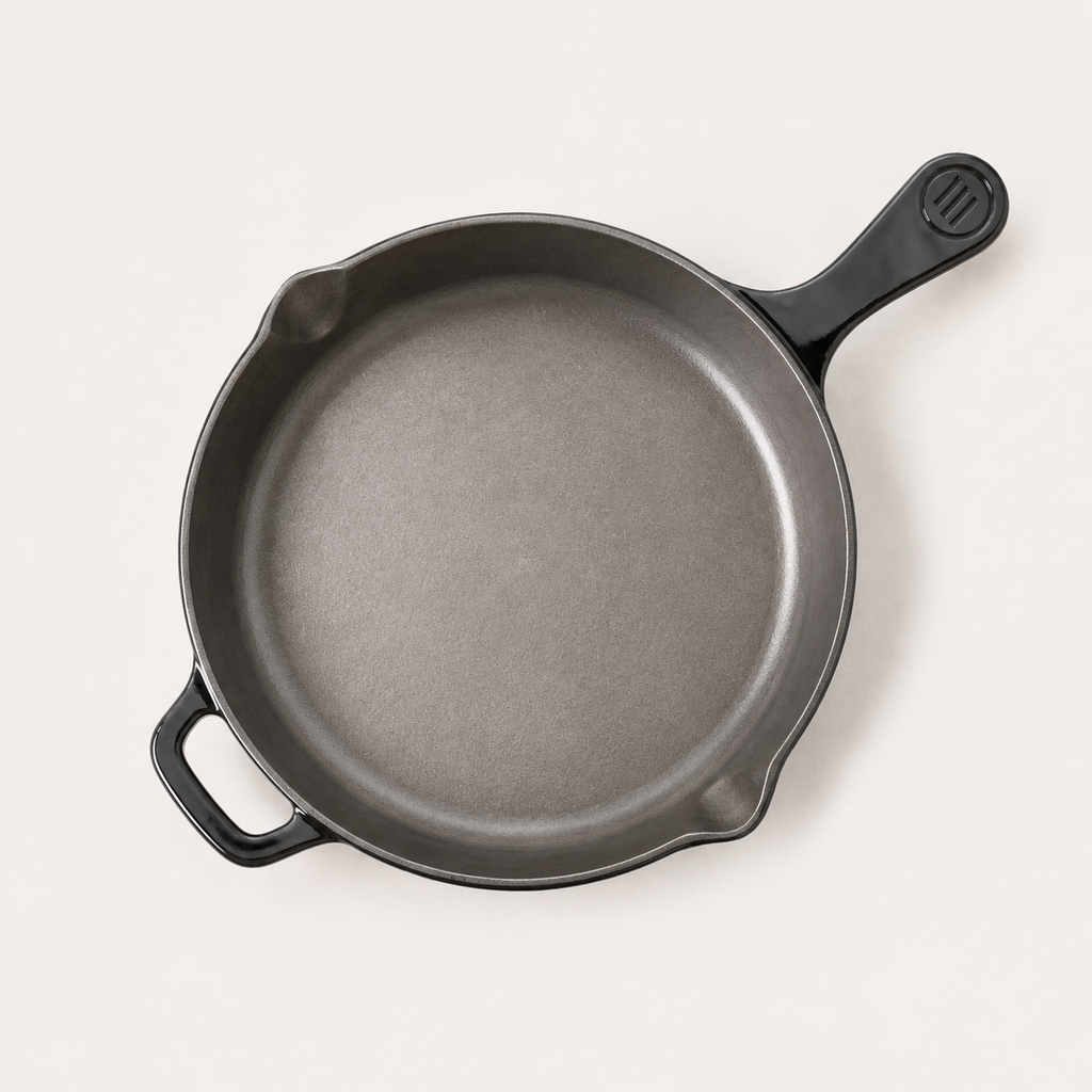 Hearth Skillet 12 in in Flint, top view