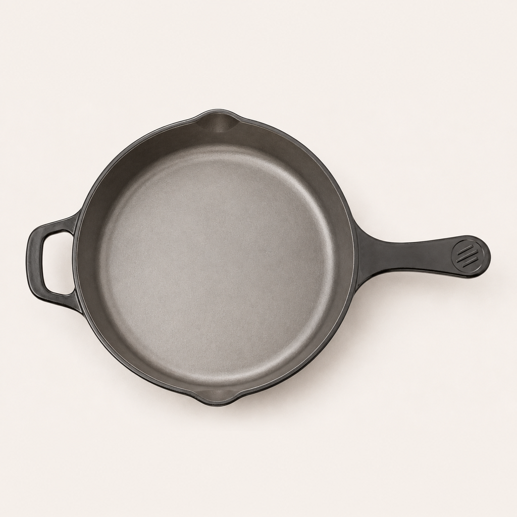 Hearth Skillet 8 in in Flint, top view